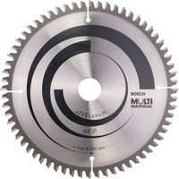 Bosch PRO Multi Material Kreissägeblatt, Ø 235mm, 64Z Bohrung 30mm, für Handkreissägen