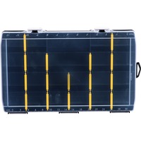 Stanley OPP Organizer 14", Werkzeugbox schwarz/transparent, 22 Fächer