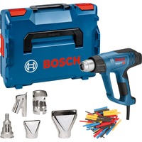 Bosch Heißluftgebläse GHG 23-66 Professional + 5-teilges Zubehör blau/schwarz, 2.300 Watt, L-BOXX