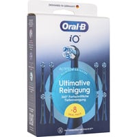 Braun Oral-B iO Ultimative Reinigung 8er, Aufsteckbürste schwarz, Überlegene Plaque-Entfernung