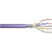 Digitus Professional Cat.6 F/UTP Verlegekabel simplex, Eca violett, 100 Meter Rolle