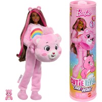 Mattel Barbie Cutie Reveal Care Bears Series - Hurrabärchi, Spielfigur