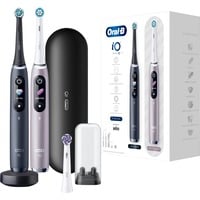 Oral-B Oral-B iO Series 9, Elektrische Zahnbürste schwarz/rosé, Black Onyx/Rose Quartz mit 2. Handstück