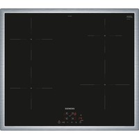 Siemens EH645BEB6E iQ100, Autarkes Kochfeld schwarz/edelstahl, 60 cm