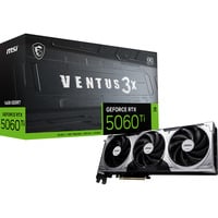 MSI GeForce RTX 5060 Ti VENTUS 3X OC 16G, Grafikkarte DLSS 4, 3x DisplayPort, 1x HDMI 2.1