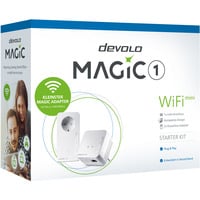 devolo Magic 1 WiFi 2-1-2 Starter Kit mini, Powerline + WLAN 2 Adapter