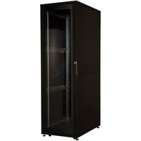 Digitus Serverschrank Unique Serie - 600x1000 mm (BxT), IT-Schrank schwarz, 42 Höheneinheiten