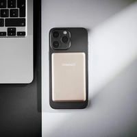Intenso Magnetic Wireless Powerbank MW5000 Champagner champagner, 5.000 mAh, MagSafe, PD