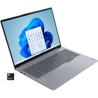 Lenovo ThinkBook 16 G7 (21NH000EGE), Notebook grau, Qualcomm Snapdragon X Plus X1P-42-100, Qualcomm Adreno GPU, 32 GB LPDDR5X, 1 TB (1 TB SSD), Windows 11 Pro 64-Bit