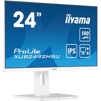 iiyama ProLite XUB2492HSU-W6, LED-Monitor 60.5 cm (23.8 Zoll), weiß (matt), FullHD, IPS, AMD Free-Sync, 100Hz Panel