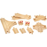 BRIO World Schienen- und Weichensortiment, Bahn holz