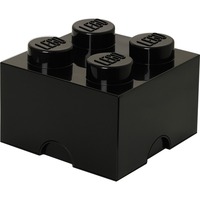 Room Copenhagen LEGO Storage Brick 4 schwarz, Aufbewahrungsbox schwarz