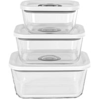 Rommelsbacher Vakuumier Glasbehälter-Set VCG 1 transparent, 3-teilig, 350ml, 670ml, 1.100ml