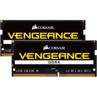 Corsair SO-DIMM 16 GB DDR4-3000 (2x 8 GB) Dual-Kit, Arbeitsspeicher schwarz, CMSX16GX4M2A3000C18, Vengeance