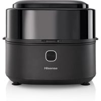 Hisense Heißluftfritteuse HAF1350DR schwarz, 1.350 Watt, Korb 6,7 Liter, mit Sichtfenster