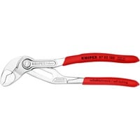 KNIPEX Cobra Rohr- / Wasserpumpen-Zange 87 03 180 rot, Länge 180mm, für Rohre bis 1.1/2"