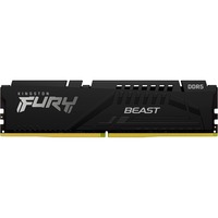 Kingston FURY DIMM 8 GB DDR5-6000, Arbeitsspeicher schwarz, KF560C30BBE-8, Fury Beast, INTEL XMP, AMD EXPO