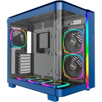 Montech KING 95 PRO , Tower-Gehäuse blau, Tempered Glass x 2