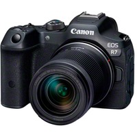 Canon EOS-R7 Kit (18-150 mm IS STM), Digitalkamera schwarz, inkl. Canon RF-S 18-150mm F3.5-6.3 IS STM