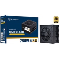 SilverStone SST-DA750R-GM 750W, PC-Netzteil schwarz, 1x 12VHPWR, 4x PCIe, Kabel-Management, 750 Watt