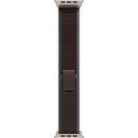Apple 49 mm Trail Loop, Uhrenarmband blauschwarz/titan, Größe S/M