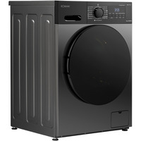Bomann WA 7112 titan, Waschmaschine titan/schwarz