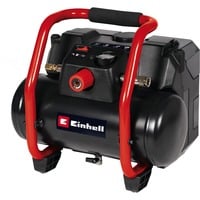 EINHELL Power X-Change Akku-Kompressor TE-AC 36/150 Li OF - Solo, 36Volt (2x18V) schwarz/rot, ohne Akku und Ladegerät