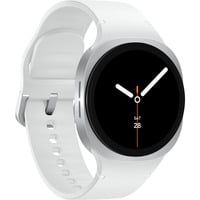 SAMSUNG Galaxy Watch8, Smartwatch silber, 40 mm, Sport Band S/M