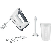 Bosch Home Handmixer ErgoMixx MFQ37470 weiß/grau, 750 Watt, mit Mixfuß