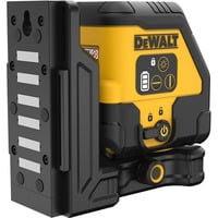 DEWALT Akku-Kreuzlinienlaser DCLE14201RB, 18Volt schwarz/gelb, mit roten Laserlinien, integrierter Powerstack Li-Ion Akku