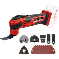 EINHELL Power X-Change Akku-Multifunktions-Werkzeug VARRITO, 18Volt rot/schwarz, ohne Akku und Ladegerät, inkl. Zubehör