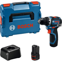 Bosch Akku-Bohrschrauber GSR 12V-32 Professional, 12Volt blau/schwarz, 2x Li-Ionen Akku 2,0Ah, L-BOXX