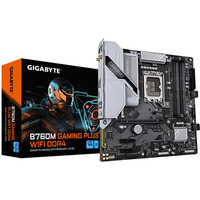 GIGABYTE B760M GAMING PLUS WIFI DDR4, Mainboard schwarz/silber