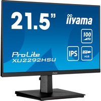 iiyama ProLite XU2292HSU-B6, LED-Monitor 55 cm (22 Zoll), schwarz (matt), Full HD, IPS, 100Hz Panel
