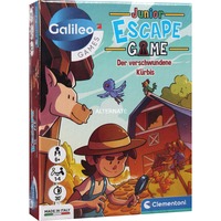 Clementoni Escape Game Junior - Der verschwundene Kürbis, Partyspiel