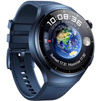 Huawei Watch 4 Pro (Medes-L19W) bu, Smartwatch blau, Armband: blau, aus Fluorelastomer