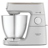 Kenwood Titanium Chef Baker XL Küchenmaschine KVL65.001WH weiß, 1.200 Watt, integrierte Waage