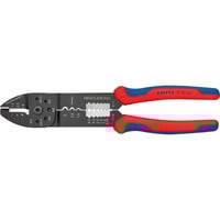 KNIPEX Crimpzange 97 32 240 rot/blau, Abisolieren, Crimpen 0,5 - 6,0mm²