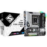 ASRock B760M Steel Legend WiFi, Mainboard grau/schwarz