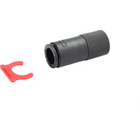 Alphacool ES Schnellverschlusskupplung G1/4 IG PushIn Female, Verbindung schwarz