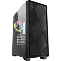 Sharkoon VS8 RGB , Tower-Gehäuse schwarz, Tempered Glass