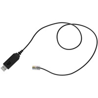 EPOS USB Adapterkabel CEHS-CI 02, USB-A Stecker > RJ-45 Stecker schwarz, für Cisco u.a.