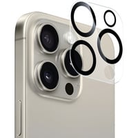 Nevox NEVOGLASS 3D Kameraschutzglas, Schutzfolie transparent/schwarz, iPhone 18 Pro