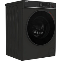 SHARP ES-WNFL814CMDA-DE , Waschmaschine schwarz (matt), Advanced Inverter Motor