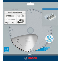 Bosch PRO Aluminium cordless Kreissägeblatt, Ø 190mm, 56Z Bohrung 30mm, für Akku-Handkreissägen