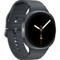 SAMSUNG Galaxy Watch8, Smartwatch dunkelgrau, 44 mm, Sport Band M/L