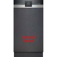 Siemens SR55ZS10ME IQ500, Spülmaschine edelstahl (gebürstet)/schwarz, 45 cm, Home Connect
