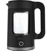 Cecotec Thermosense 330 Glassy, Wasserkocher schwarz, 2.200 Watt, 1,7 Liter