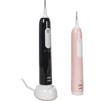 Oral-B Pro 1 Duo Cross Action mit 2. Handstück, Elektrische Zahnbürste schwarz/pink