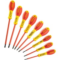 Stanley Schraubendreher-Set FATMAX, 10-teilig rot/gelb, Spannungsprüfer